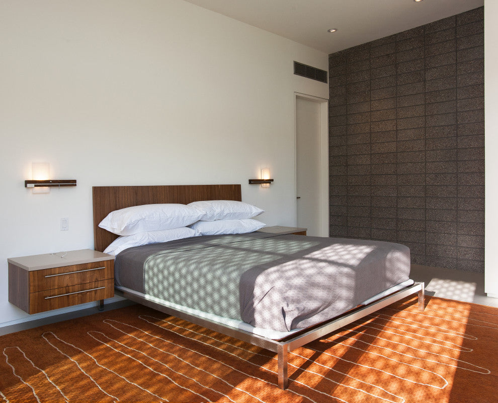 Levo LED Wall Sconce Reading Light With USB Charger, Hardwired, Left Orientation