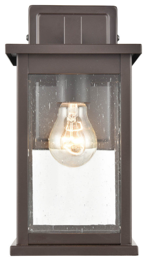 1 Light 5.75 in. Powder Coat Bronze Outdoor