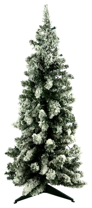 3' Flocked Holiday Tree with LED Lights