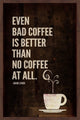 "Bad Coffee" Framed Painting Print, 20"x30"