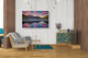 Epic Graffiti "Red Mountain Reflections" by Darren White, Giclee Canvas, 26"x40"