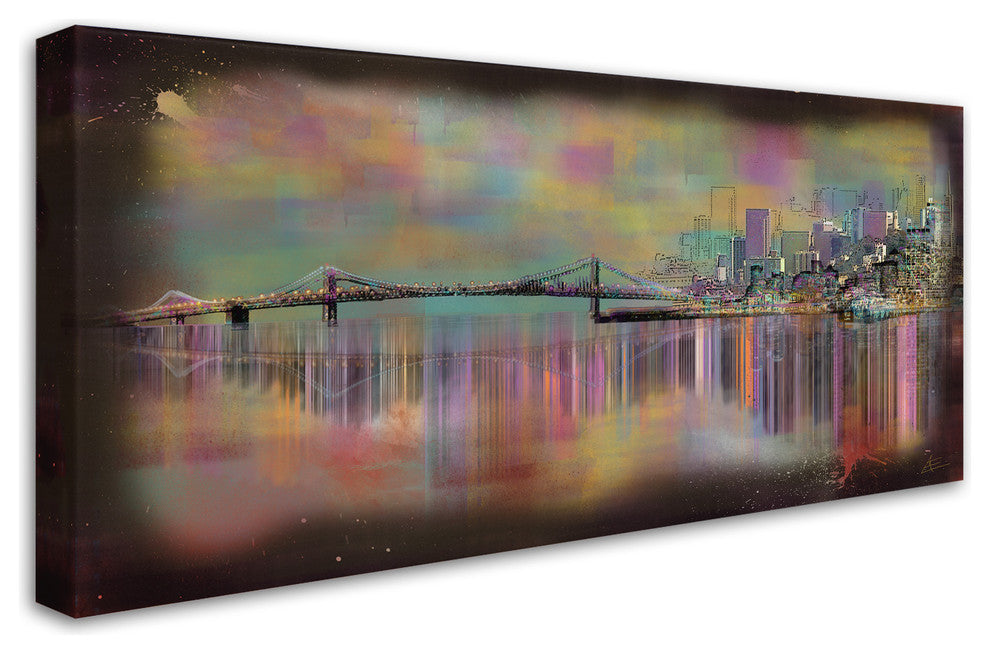 Ellicia Amando 'San Francisco Bridge' Canvas Art