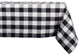 DII Black Buffalo Check Tablecloth