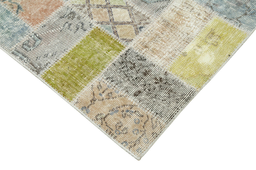 Rug N Carpet - Handmade Oriental 2' 9" x 10' 6" Boho Patchwork Runner Rug