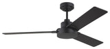 Jovie 52" Ceiling Fan, Midnight Black