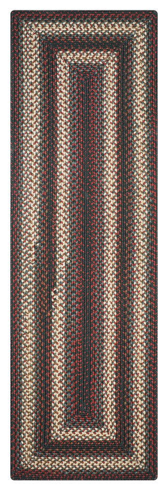 Homespice Decor - 22 x 72" Rectangular Montgomery Ultra Durable Braided Runner
