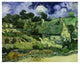 "House with Straw Ceiling, Cordeville" Print by Vincent Van Gogh, 32"x26"