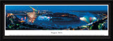 Niagara Falls Panoramic Poster, Fireworks , Select Frame