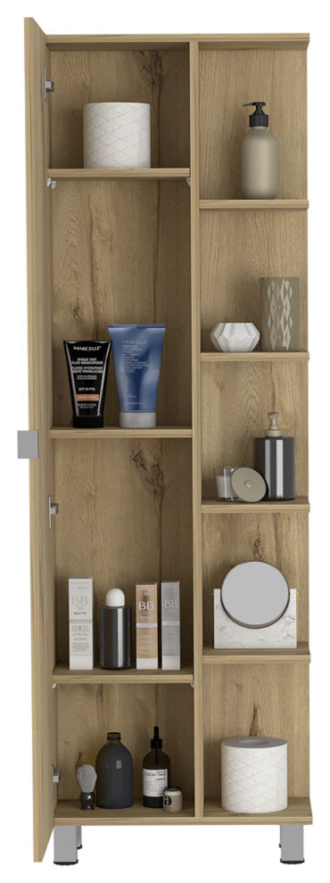 Venus Linen Cabinet, Light Oak