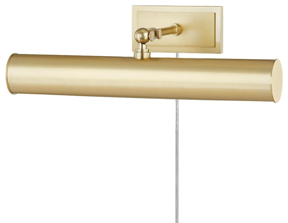 Holly 2-Light Picture-Light With Plug Aged Brass
