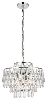 Mila Three Light Pendant in Chrome