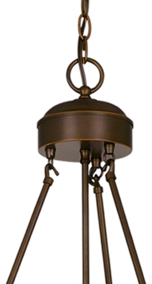 Yellowstone 9L Moose Chandelier Burnished Bronze