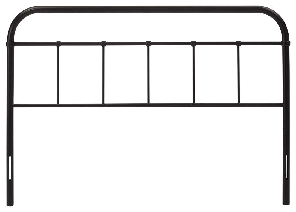 Modway Serena Queen Steel Headboard, Brown