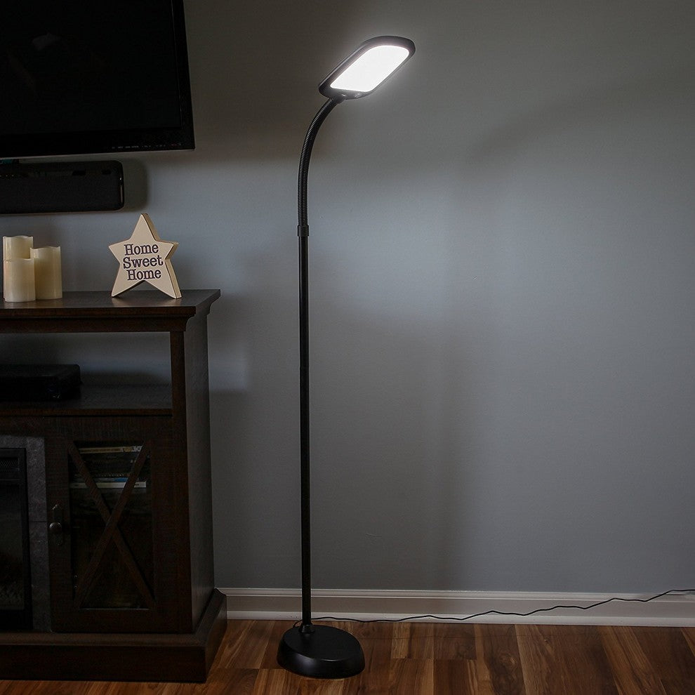 Brightech Litespan LED 2nd Edition Reading Floor Lamp with Cool, Soft & Warm, Je
