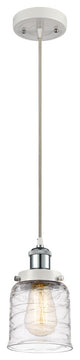 Innovations 916-1P-WPC-G513-LED 1-Light Mini Pendant, White, Polished Chrome