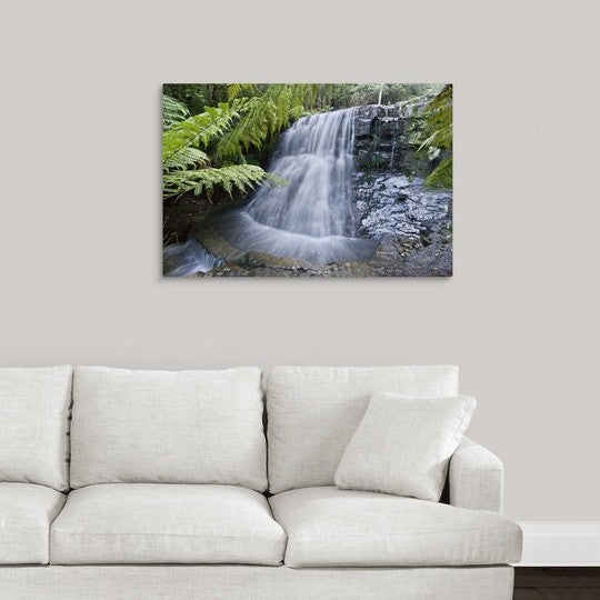 "Silver Falls" Wrapped Canvas Art Print, 36"x24"x1.5"