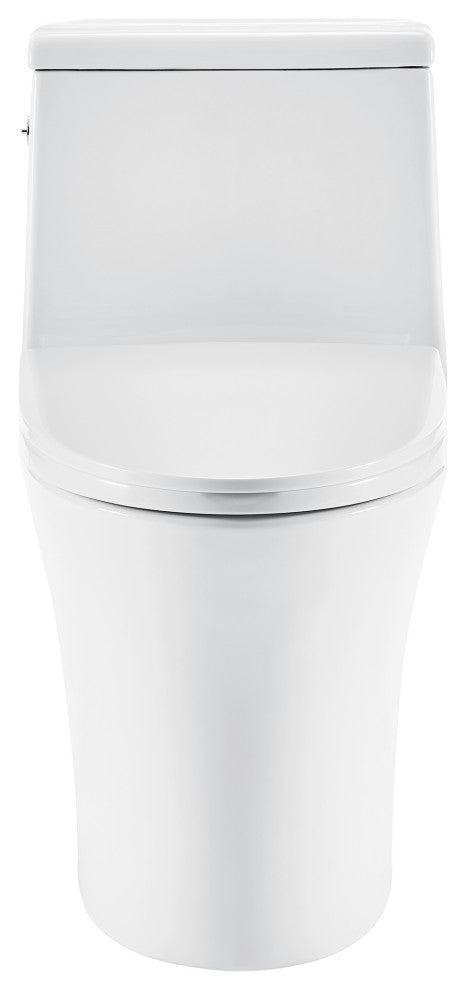 Hugo One Piece Elongated Toilet, Touchless