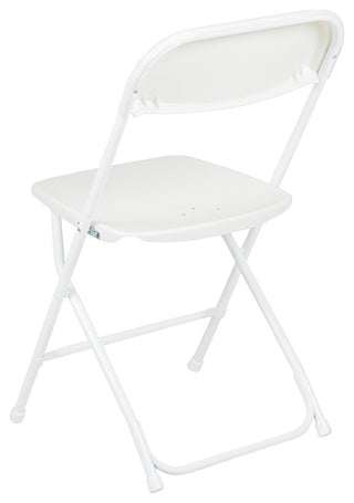White Plastic Folding Chair
