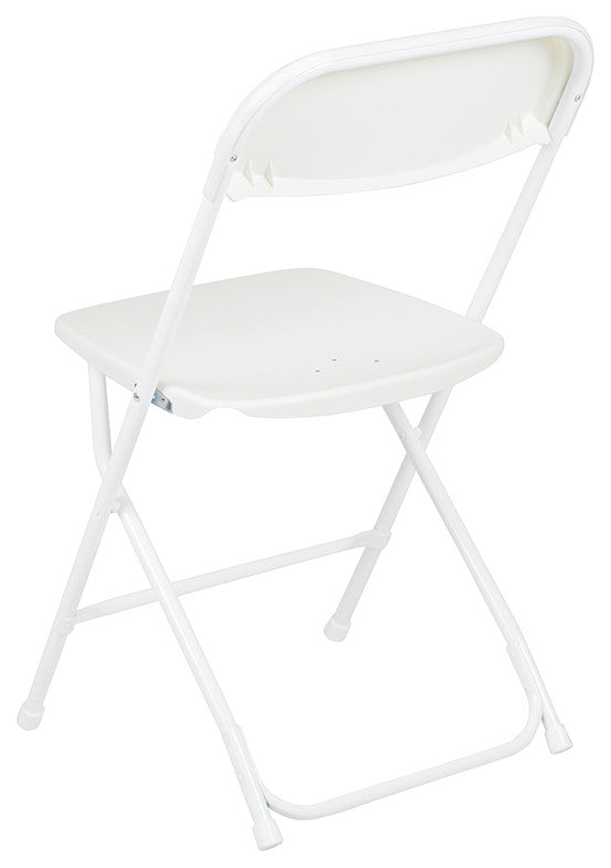 White Plastic Folding Chair