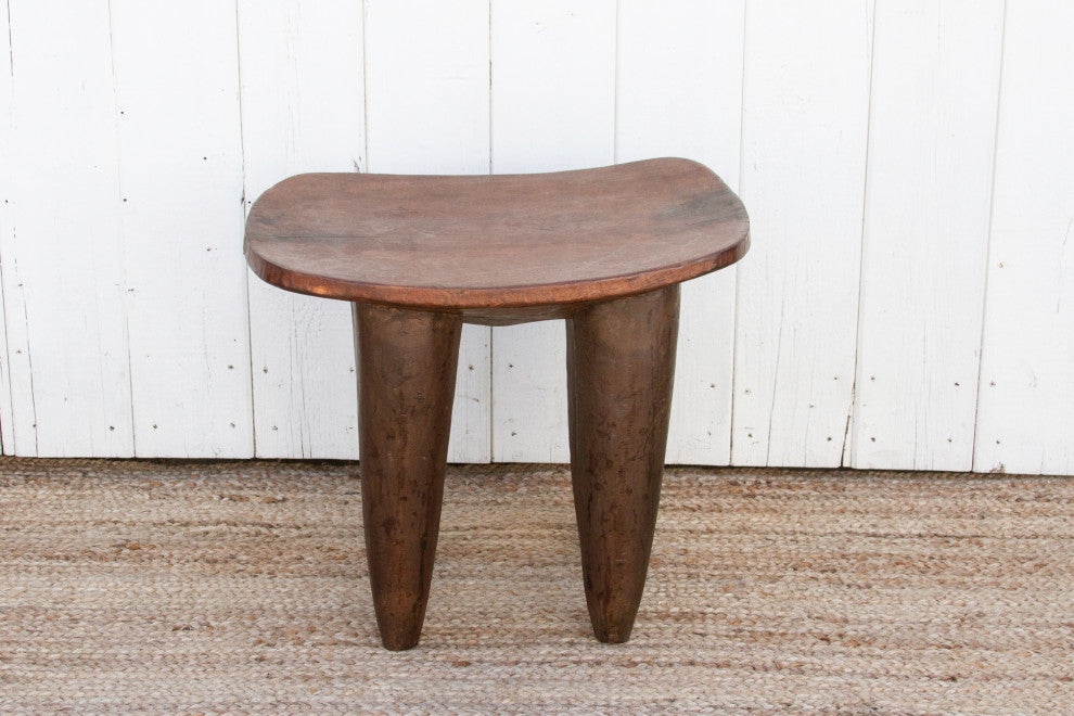 Hand-carved Rustic Senufo Side Table