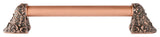 Acanthus Appliance Pull, Antique Copper, 16", Plain