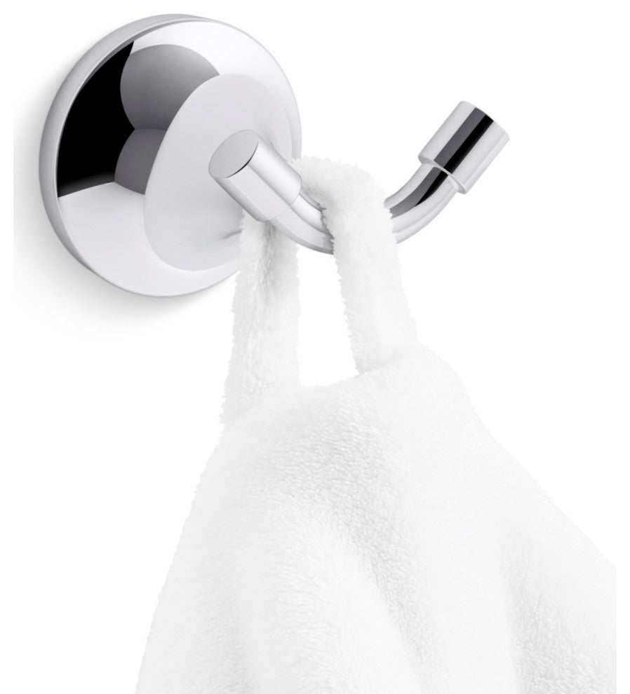 Kohler K-27427 Tone Single Robe Hook - Matte Black