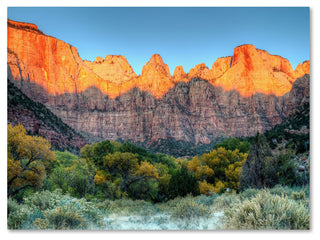 'Zion Sunrise' Canvas Art by Pierre Leclerc