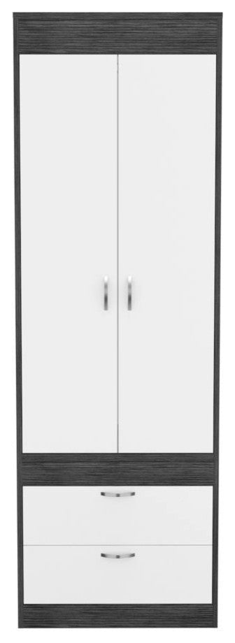 Armoire Tarento, Bedroom, Smoky Oak / White