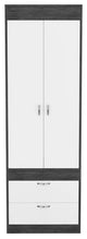 Armoire Tarento, Bedroom, Smoky Oak / White