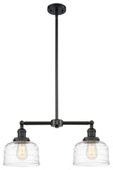 INNOVATIONS 209-BK-G713 2-Light Island Light Matte Black