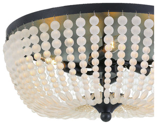 Crystorama 605-MK, 4-Light Ceiling Mount, Matte Black