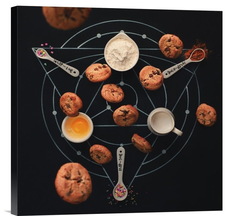 "Baking Alchemy" Stretched Canvas Giclee by Dina Belenko, 18"x18"