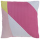 Surya Teori TO-028 20"x20" Pillow Kit, White/Pink/Peach/Yellow