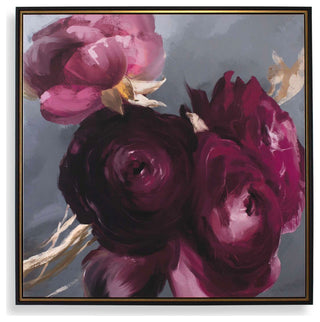 Uttermost Plum Ranculus Framed Floral Art