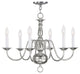 Livex Lighting 5006-35 Williamsburgh - Six Light Chandelier