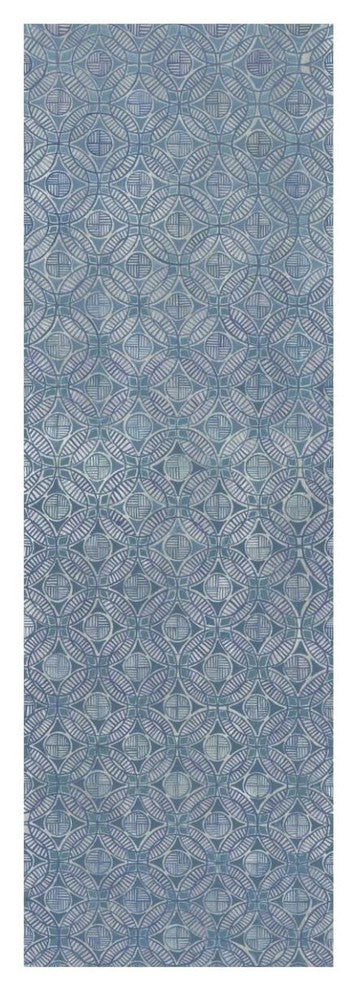 "Blue Path" Digital Paper Print by Kathrine Lovell, 20"x56"
