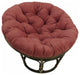 44" Solid Micro Suede Papasan Cushion, Fits 42" Papasan Frame, Red Wine