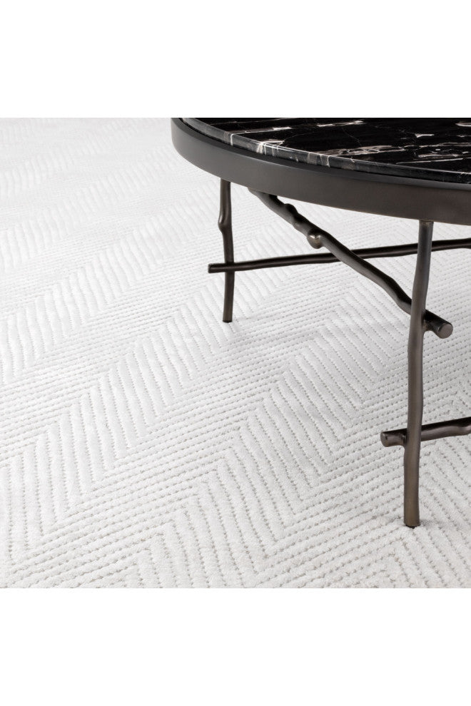 Off-White Carpet 6' x 8' | Eichholtz Herringbone, 7'x10'