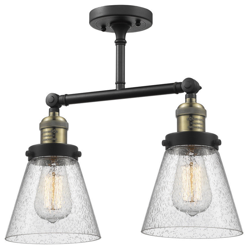 Innovations Lighting 208C-Bab-G64 2 Light Semi-Flush Mount