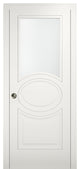 Sliding Pocket Door Opaque Glass / Mela 7012 Matte White, 30" X 96"