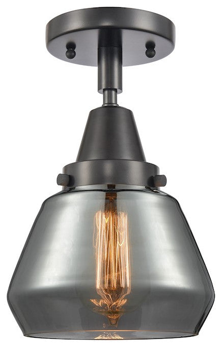 INNOVATIONS LIGHTING 447-1C-BK-G173 Fulton Flush Mount