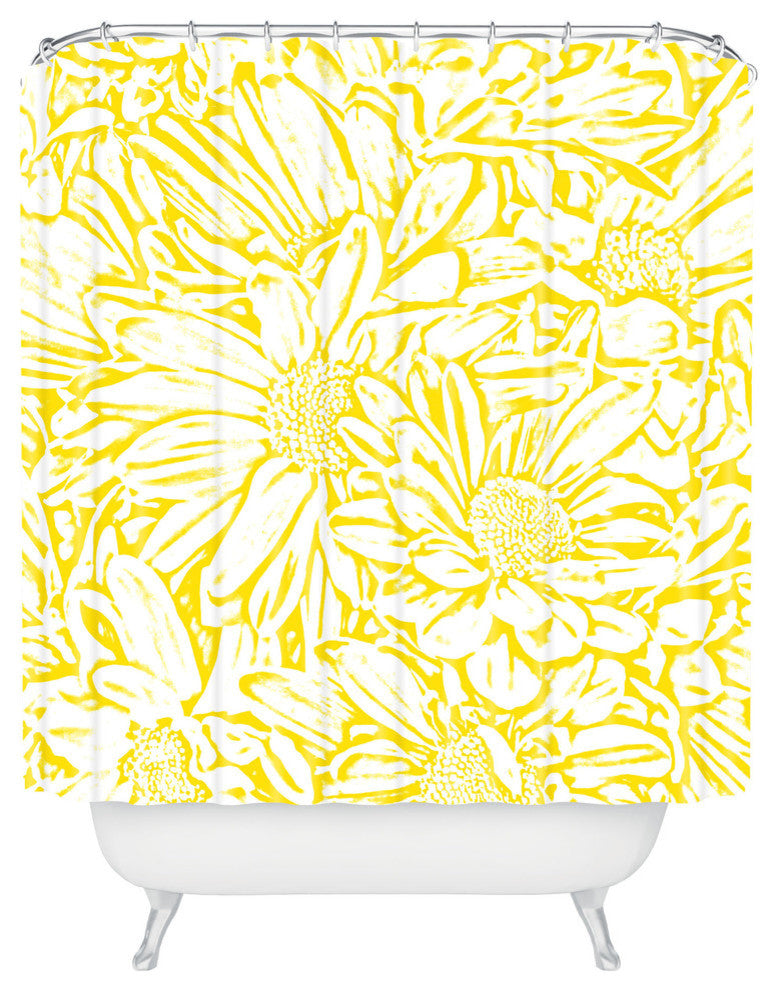 Lisa Argyropoulos Daisy Daisy In Golden Sunshine Shower Curtain