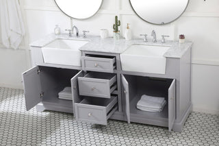 Home Living 22" Farmhouse Grey-Light Bathroom Vanity
