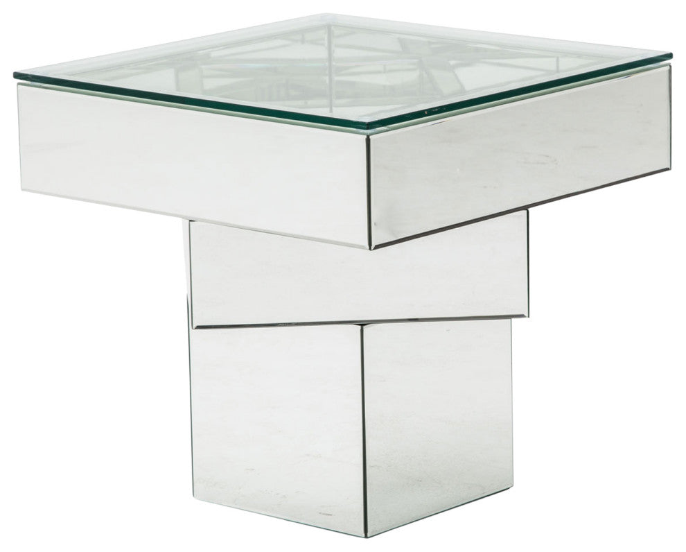 Montreal Geometric Square End Table