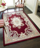 New Aubusson, Burgundy, 4'x6'