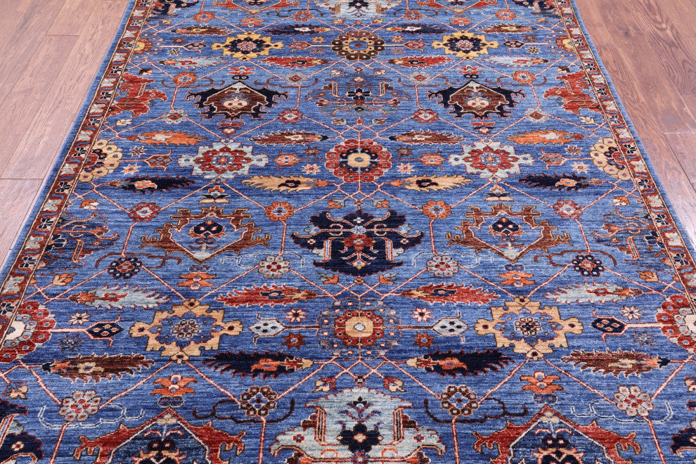 5' 11" X 8' 10" Persian Fine Serapi Hand-Knotted Rug - Q12867