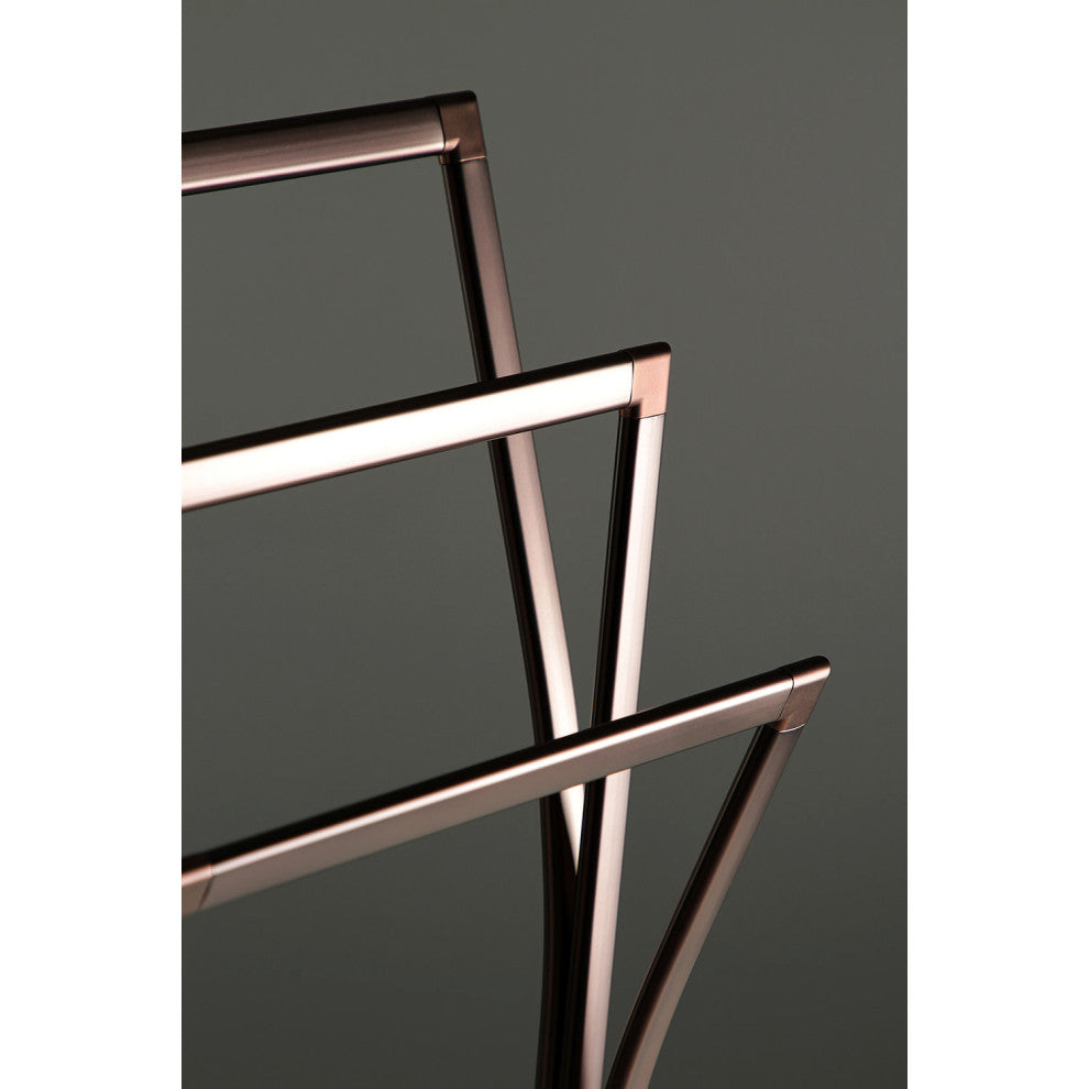 Kingston Brass SCC330 Edenscape 3 Bar Towel Stand - Brushed Brass