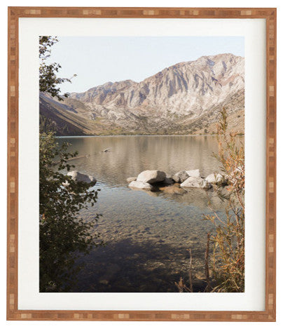 Henrike Schenk, Mountains of California, Mammoth Lakes Framed Art, 14x16.5"