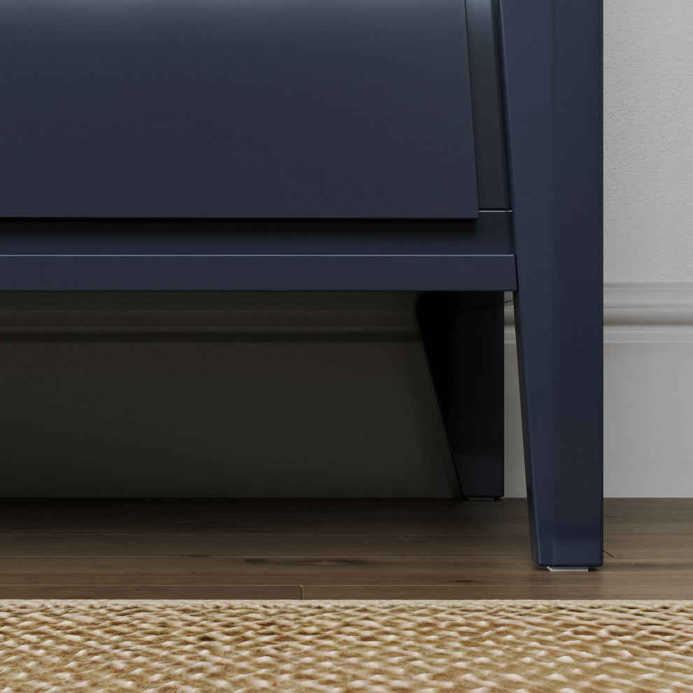 The Gellar Bathroom Vanity, Blue, 48", Single Sink, Freestanding