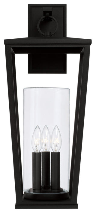 Capital Lighting 948131 Elliott 3 Light 24" Tall Wall Sconce - Black